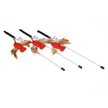 Load image into Gallery viewer, Rompicatz Basics - Feather N' Bell Wand Teaser 3 pack   OUT OF STOCK (due to tariffs)