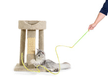 Load image into Gallery viewer, Rustlin Mylar Wiggler - Crinkle sounding fabric string toy!